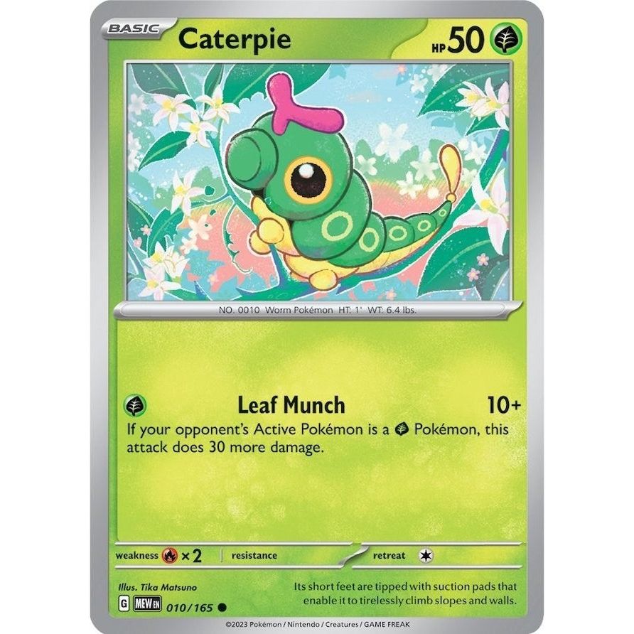 Image for Caterpie (010/165) (MEW) - Pokemon