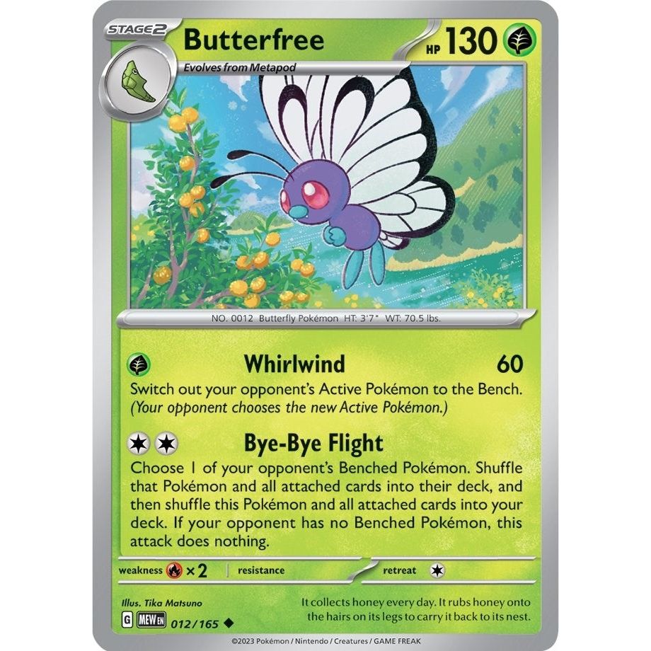 Image for Butterfree (012/165) (MEW) - Pokemon