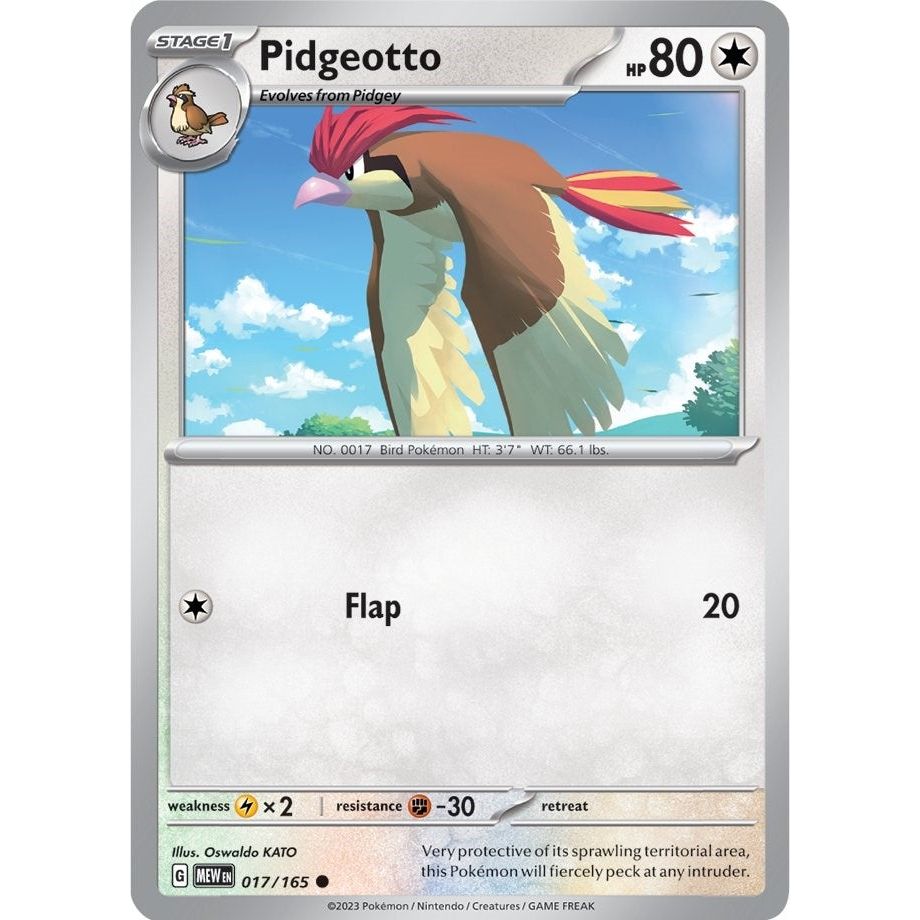 Image for Pidgeotto (017/165) (MEW) - Pokemon