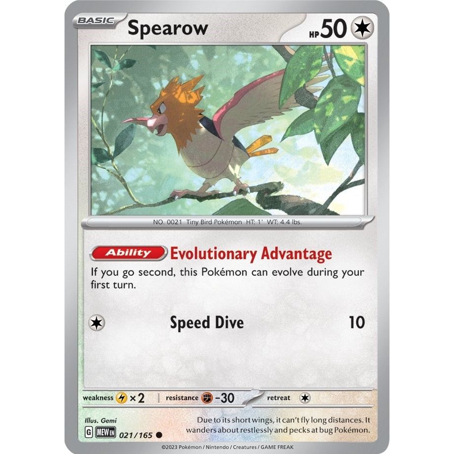 Image for Spearow (021/165) (MEW) - Pokemon