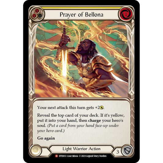 Image for Prayer of Bellona (DTD053) (DTD) - Flesh and Blood TCG