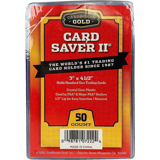 Image for 3"X4" Clear Semi-Rigid Card Saver 2 (50-Count) - Collectible Storage