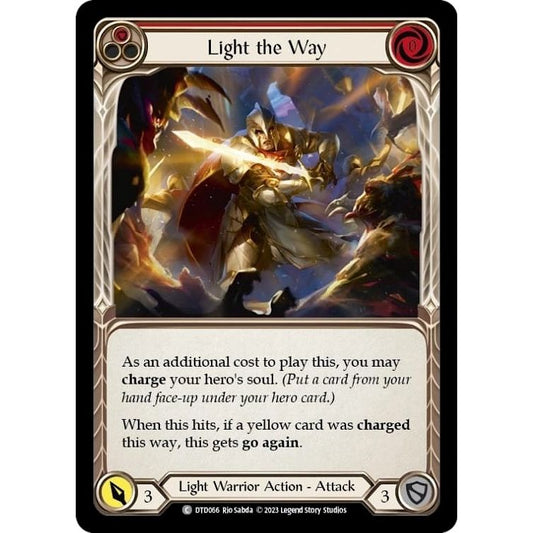 Image for Light the Way (Red) (DTD066) (DTD) - Flesh and Blood TCG