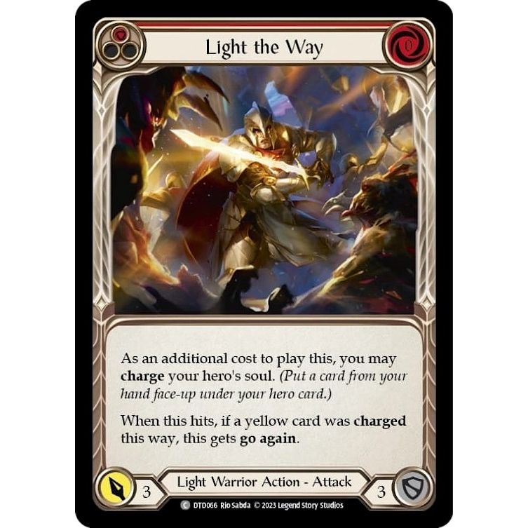 Image for Light the Way (Red) (DTD066) (DTD) - Flesh and Blood TCG