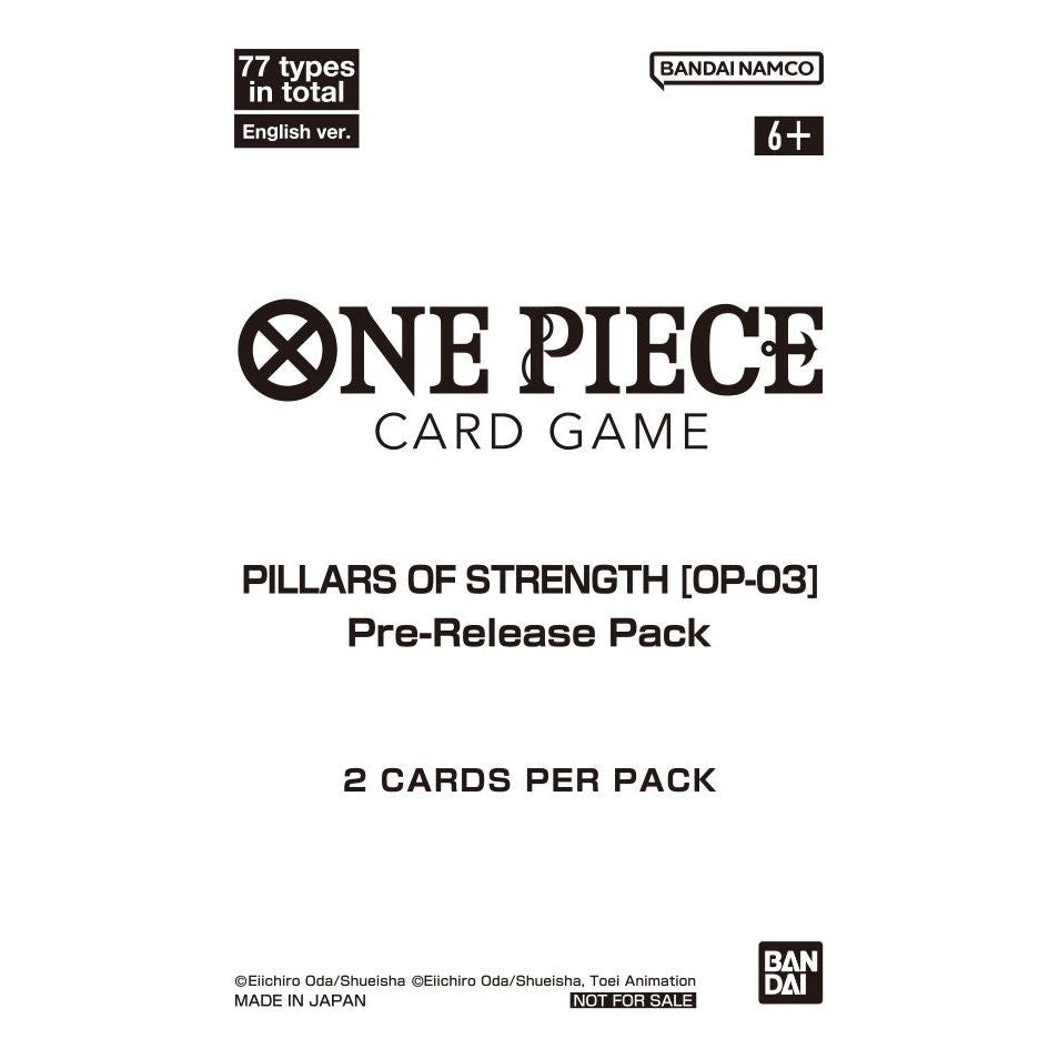 Image for Pillars of Strength - Pre-Release Pack - One Piece Card Game