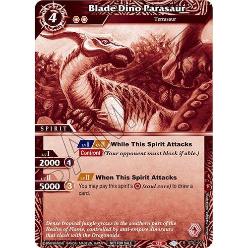 Image for Blade Dino Parasaur (Event Pack Vol. 2) (ST01-007) (LEP) - Battle Spirits Saga