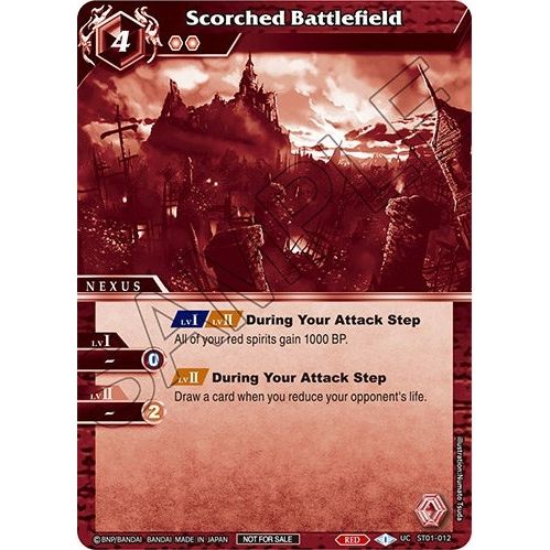 Image for Scorched Battlefield (Event Pack Vol. 2) (ST01-012) (LEP) - Battle Spirits Saga