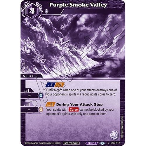 Image for Purple Smoke Valley (Event Pack Vol. 2) (ST02-013) (LEP) - Battle Spirits Saga