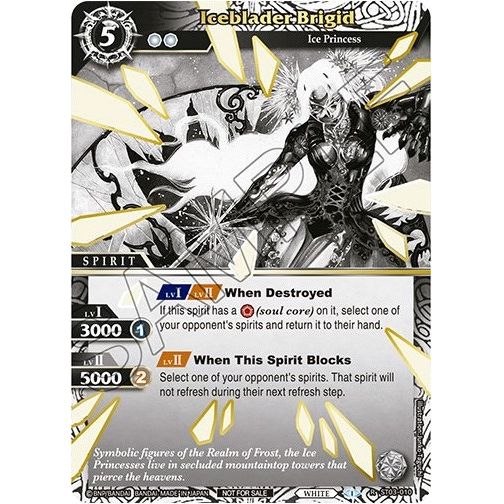 Image for Iceblader Brigid (Finalist Card Set Vol. 2) (ST03-010) (LEP) - Battle Spirits Saga