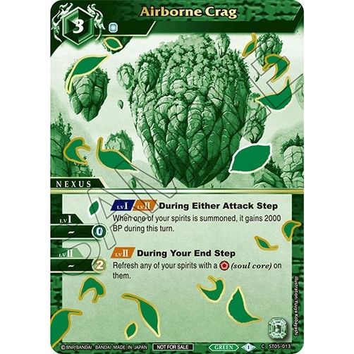 Image for Airborne Crag (Finalist Card Set Vol. 2) (ST05-013) (LEP) - Battle Spirits Saga