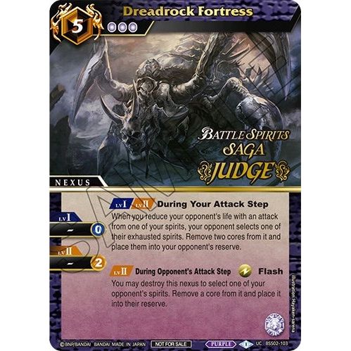 Image for Dreadrock Fortress (Judge Pack Vol. 2) (BSS02-103) (BSSP) - Battle Spirits Saga