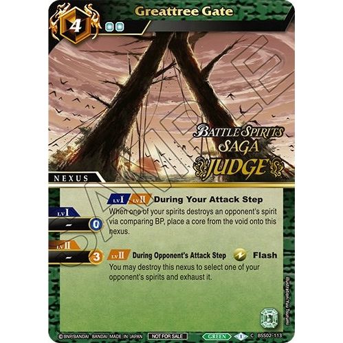 Image for Greattree Gate (Judge Pack Vol. 2) (BSS02-113) (BSSP) - Battle Spirits Saga