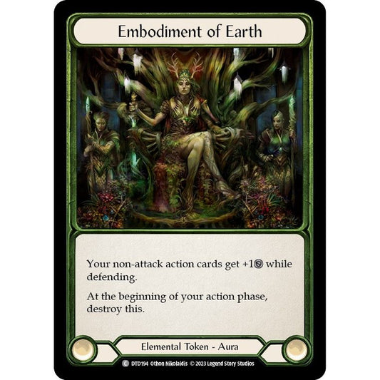 Image for Embodiment of Earth (DTD194) (DTD) - Flesh and Blood TCG