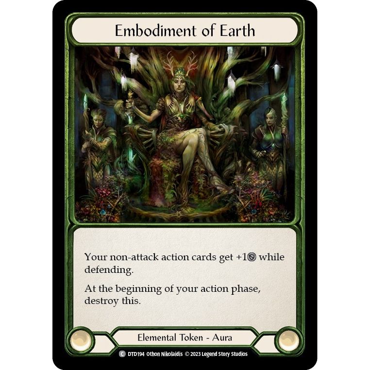 Image for Embodiment of Earth (DTD194) (DTD) - Flesh and Blood TCG