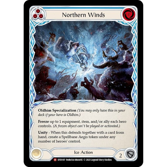 Image for Northern Winds (DTD197) (DTD) - Flesh and Blood TCG