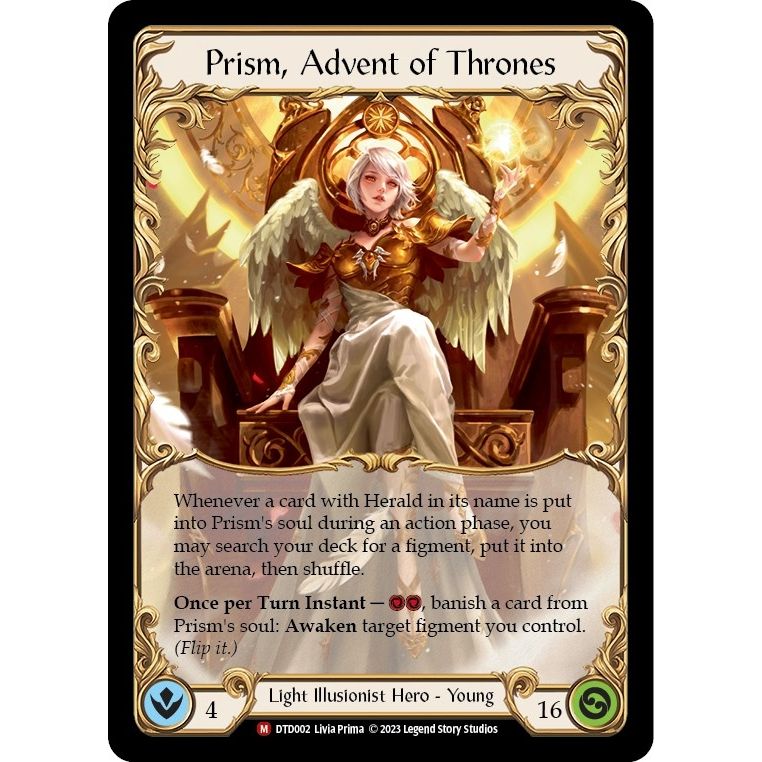 Image for Prism, Advent of Thrones (DTD002) (DTD) - Flesh and Blood TCG
