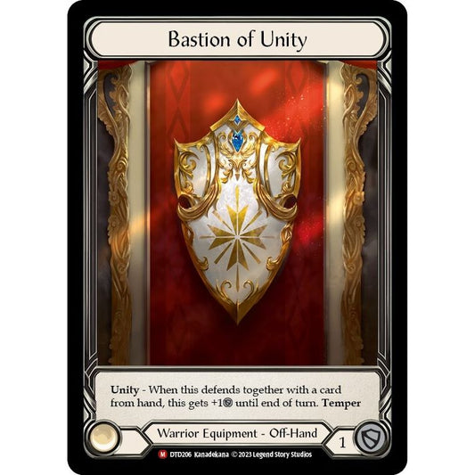 Image for Bastion of Unity (DTD206) (DTD) - Flesh and Blood TCG