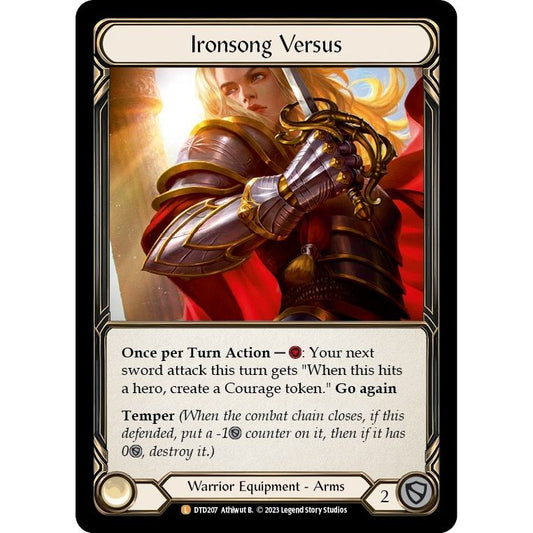 Image for Ironsong Versus (DTD207) (DTD) - Flesh and Blood TCG