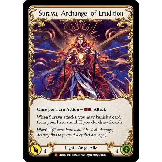 Image for Figment of Erudition // Suraya, Archangel of Erudition (DTD005) (DTD) - Flesh and Blood TCG