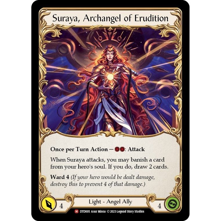 Image for Figment of Erudition // Suraya, Archangel of Erudition (DTD005) (DTD) - Flesh and Blood TCG