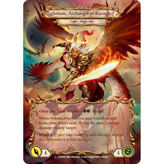 Image for Figment of Ravages // Sekem, Archangel of Ravages (Marvel) (DTD008) (DTD) - Flesh and Blood TCG