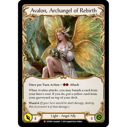 Image for Figment of Rebirth // Avalon, Archangel of Rebirth (DTD009) (DTD) - Flesh and Blood TCG