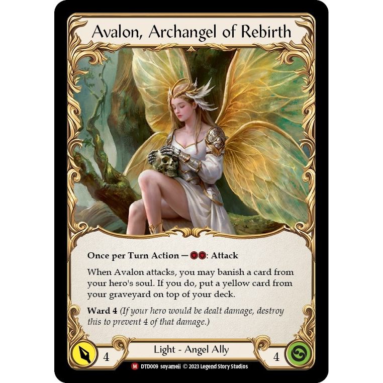 Image for Figment of Rebirth // Avalon, Archangel of Rebirth (DTD009) (DTD) - Flesh and Blood TCG