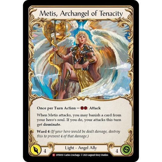 Image for Figment of Tenacity // Metis, Archangel of Tenacity (DTD010) (DTD) - Flesh and Blood TCG