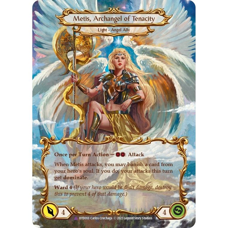 Image for Figment of Tenacity // Metis, Archangel of Tenacity (Marvel) (DTD010) (DTD) - Flesh and Blood TCG