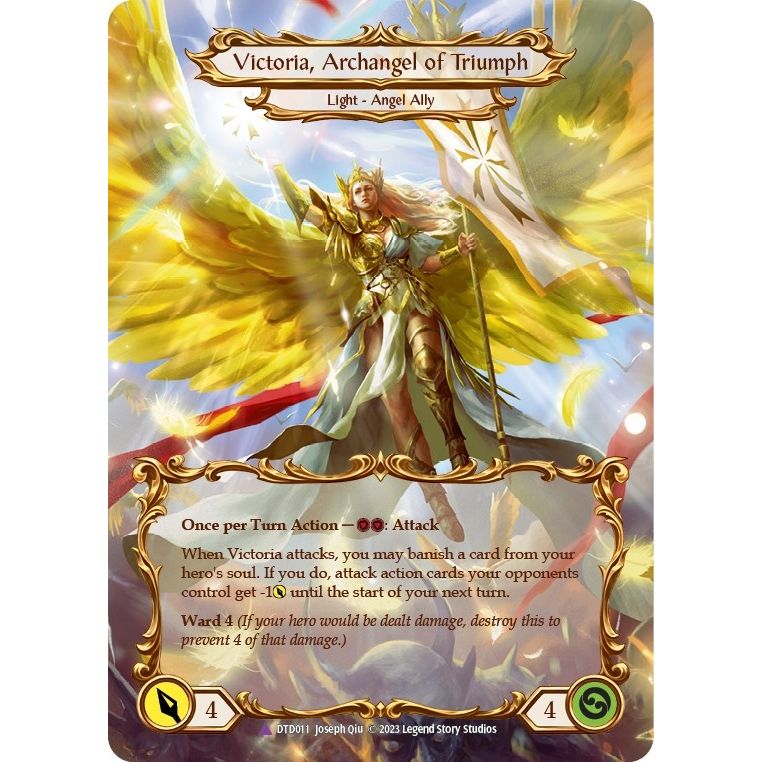 Image for Figment of Triumph // Victoria, Archangel of Triumph (Marvel) (DTD011) (DTD) - Flesh and Blood TCG