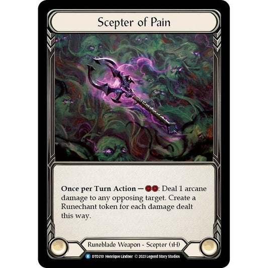 Image for Scepter of Pain (DTD210) (DTD) - Flesh and Blood TCG