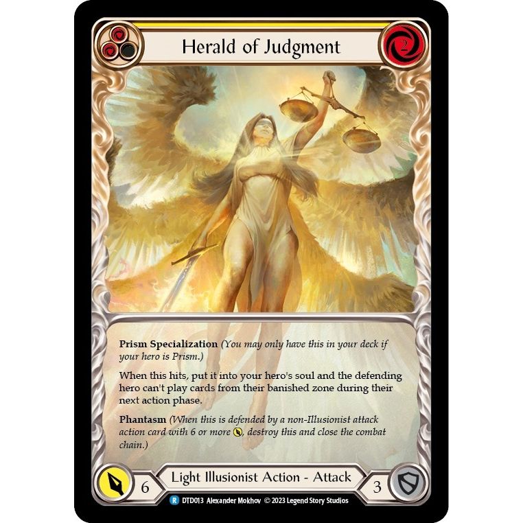 Image for Herald of Judgment (DTD013) (DTD) - Flesh and Blood TCG