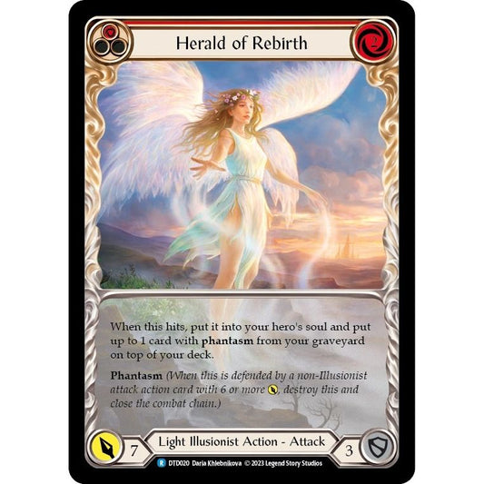 Image for Herald of Rebirth (Red) (DTD020) (DTD) - Flesh and Blood TCG