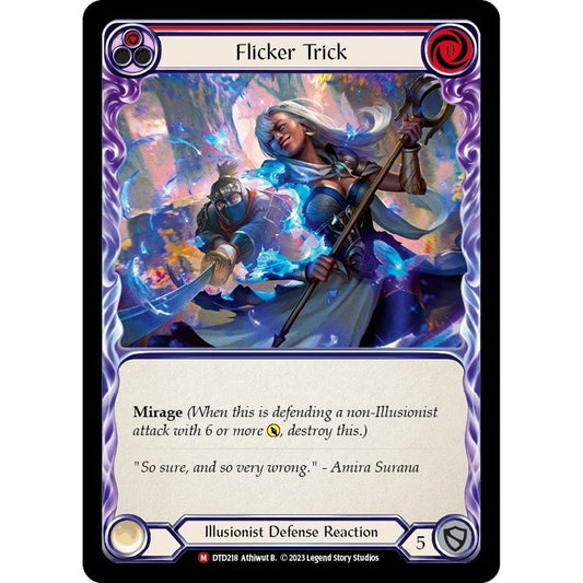 Image for Flicker Trick (DTD218) (DTD) - Flesh and Blood TCG