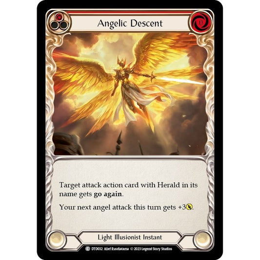 Image for Angelic Descent (Red) (DTD032) (DTD) - Flesh and Blood TCG