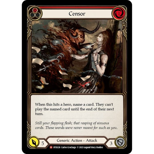 Image for Censor (DTD226) (DTD) - Flesh and Blood TCG