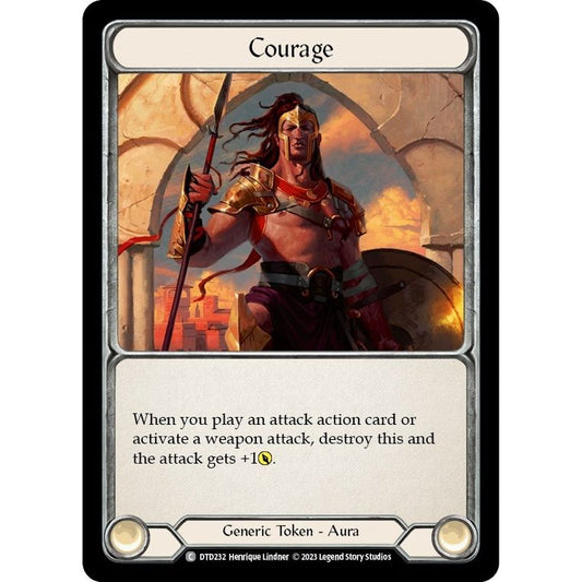 Image for Courage (DTD232) (DTD) - Flesh and Blood TCG