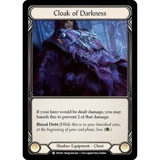 Image for Cloak of Darkness (DTD166) (DTD) - Flesh and Blood TCG