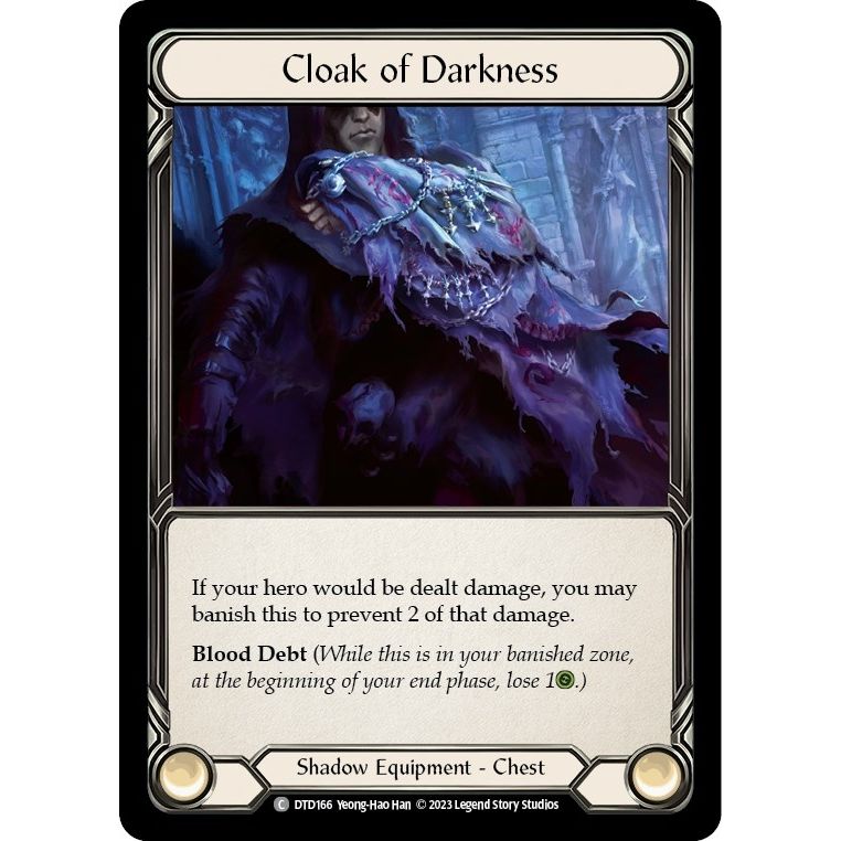 Image for Cloak of Darkness (DTD166) (DTD) - Flesh and Blood TCG