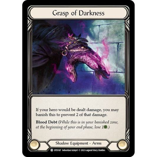 Image for Grasp of Darkness (DTD167) (DTD) - Flesh and Blood TCG