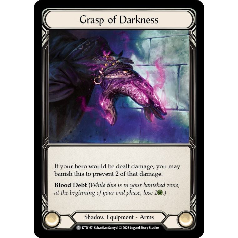 Image for Grasp of Darkness (DTD167) (DTD) - Flesh and Blood TCG
