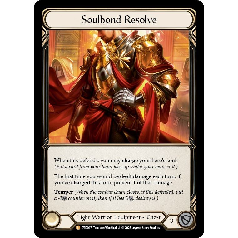 Image for Soulbond Resolve (DTD047) (DTD) - Flesh and Blood TCG