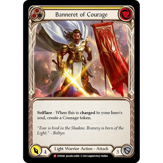 Image for Banneret of Courage (DTD048) (DTD) - Flesh and Blood TCG