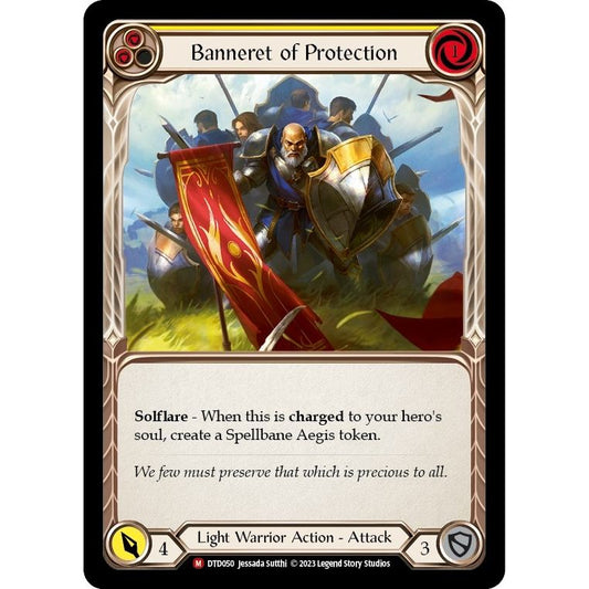 Image for Banneret of Protection (DTD050) (DTD) - Flesh and Blood TCG