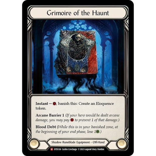 Image for Grimoire of the Haunt (DTD136) (DTD) - Flesh and Blood TCG