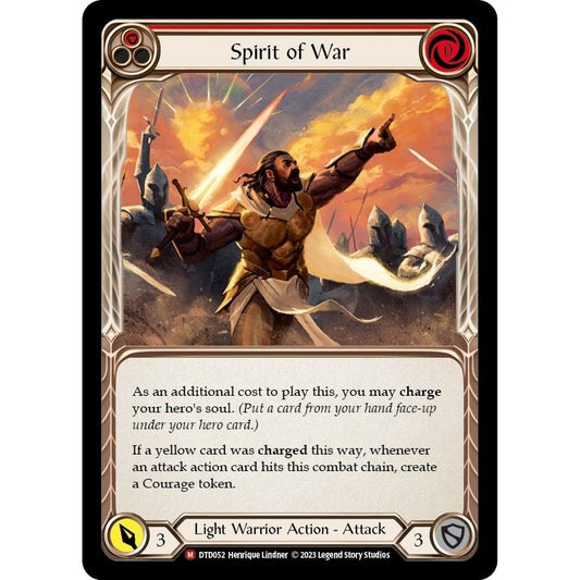 Image for Spirit of War (DTD052) (DTD) - Flesh and Blood TCG