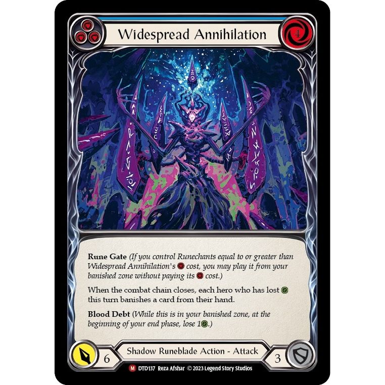 Image for Widespread Annihilation (DTD137) (DTD) - Flesh and Blood TCG