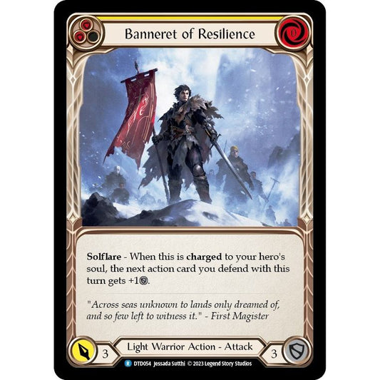 Image for Banneret of Resilience (DTD054) (DTD) - Flesh and Blood TCG