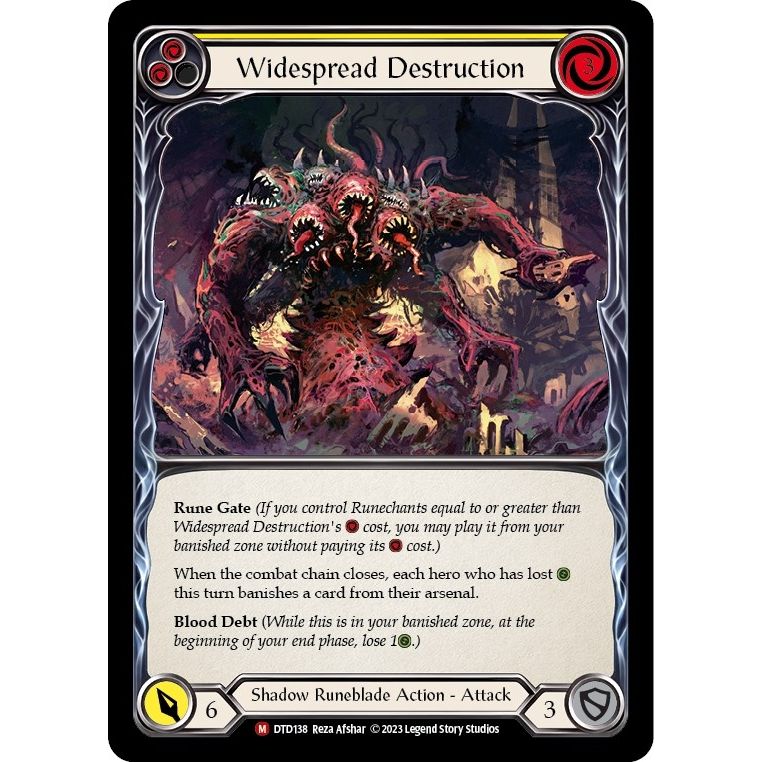 Image for Widespread Destruction (DTD138) (DTD) - Flesh and Blood TCG