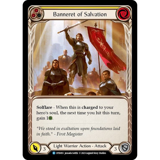 Image for Banneret of Salvation (DTD055) (DTD) - Flesh and Blood TCG